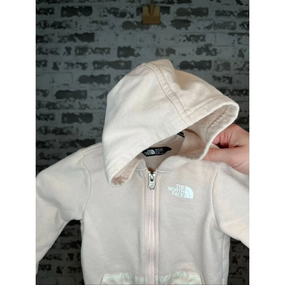 The North Face | baby light pink full zip hood